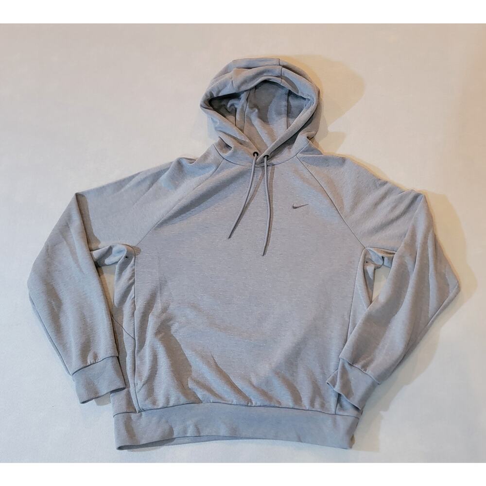 Nike Men's Dri-FIT UV Primary Pullover Training Hoodie - Cool Grey - Medium